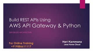 AWS API GateWay | AWS Serverless | Post Data to DynamoDB Using Api Gateway Lambda Python
