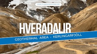 Sneak peek at the steaming Hveradalir Geothermal Area.