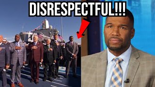 Michael Strahan Facing Backlash After Disrespecting The Nation Anthem