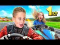 BROTHER VS SISTER GO KARTING BATTLE!