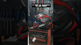 Capacete ASX Draken top demais 😎 #oficina #motos #capacetes#asx#ferramentas #rockstar