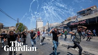 Israeli police use cannon and teargas during clashes in Jerusalem and West Bank