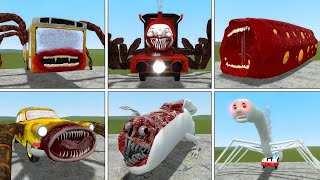 All Train Monster in Garry's Mod [ Bus Eater, Choo Choo Charles, Train Eater, Car Eater, Thomas ]