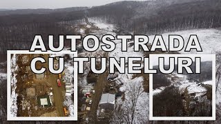 Autostrada cu tuneluri, mobilizare mare pe șantierul A1 Deva - Lugoj