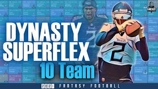 10 Team Dynasty Startup .5 PPR Superflex Mock Draft LIVE on Sleeper - NFL Fantasy Football