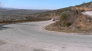 Auto trka Pljevlja MNE - turn 180