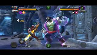 MCOC Bêta Act 9.2.4 - Scourge + Spécial Attacks into block Lane + Titania Boss - Masacre/Hulkling