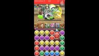 【パズドラ】第13回チャレンジダンジョンLv6 覚醒ラーPT