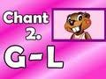 Alphabet Chant 2. G to L - Preschool Kindergarten Music