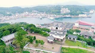 【ヒラドローン】平戸城　長崎県平戸市の絶景