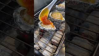 Grilled abalone  #chinesefood #barbecue #mukbang#bbq #delicious