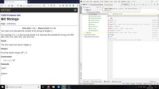 PYTHON Bit String Algorithm - CSES Introductory Problems #9