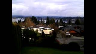 2024.01.07  Daily time lapse video of Lake Stevens and the Cascade Mountains