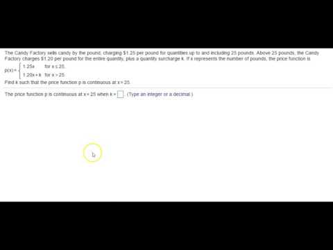 Additional Continuity Examples Additional Continuity Examples