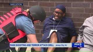 Jersey City officials conduct intense active shooter drill