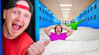 I Filled a School with Packing Peanuts!