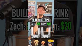 Who Can Build The Better Drink With $20? #shorts #drink #alcohol #food #games