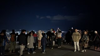 【カッツマングローブ】函館山展望台の様子 夜景も 🌟🌟 2024年4月2日 G