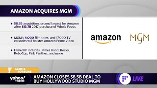 Amazon close $8.5 billion deal to buy MGM movie studio
