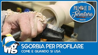 Sgorbia per profilare - Pillole di tornitura Ep.4