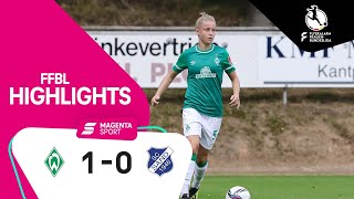 SV Werder Bremen - SC Sand | 7. Spieltag, 2021/2022 | MAGENTA SPORT