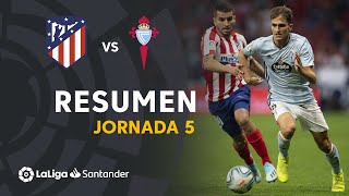 Resumen de Atlético de Madrid vs RC Celta (0-0)