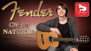 [Eng Sub] FENDER CN-90 NATURAL - classical mid-price range guitar