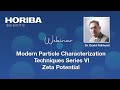 Modern Particle Characterization Techniques VI Zeta Potential