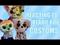 REACTING TO BEANIE BOO CUSTOMS || PART 5