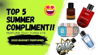 TOP 5 Summer Perfume 2025 GUIDE for Men ! Budget \u0026 100 Compliment Getter Perfumes!