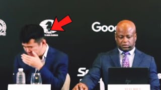 Most AWKWARD chess press conference