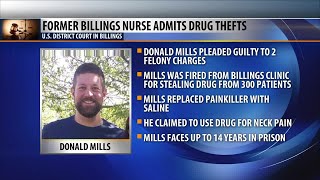 Former Billings nurse admits drug thefts