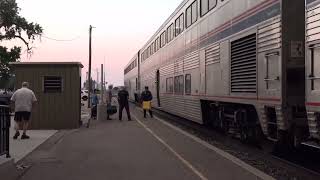 A Calif. Zephyr in Ft. Morgan on 17JULY2024