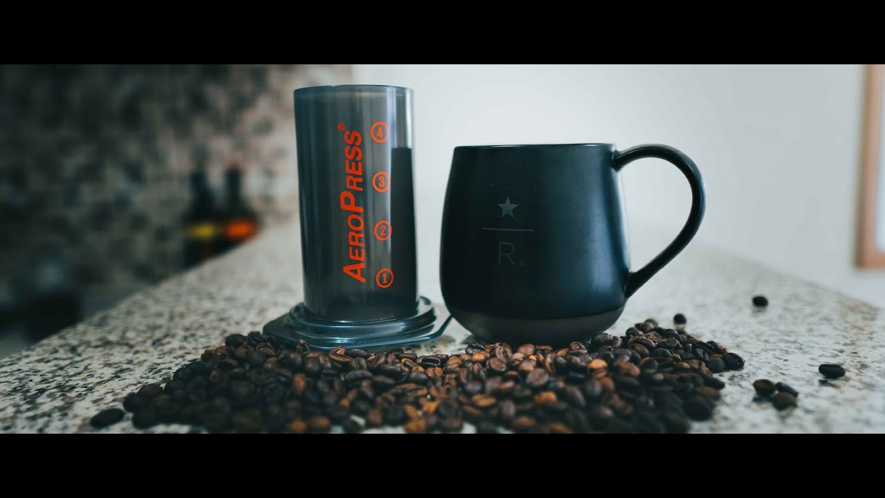 AeroPress Coffee // CINEMATIC HANDHELD B ROLL - YouTube