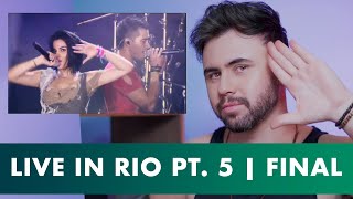 (Reação)RBD - Live in Rio pt. 5 | Un Poco de Tu Amor | Aún Hay Algo | Nuestro Amor | Rebelde | Final