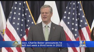 Gov. Baker Announces He Will Not Seek Third Term