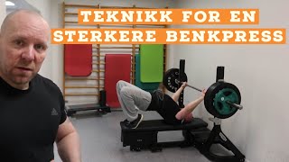 Bli sterkere i benkpress med teknikk