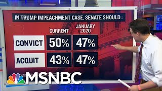 Steve Kornacki Examines Trump Impeachment Poll Numbers | Ayman Mohyeldin | MSNBC