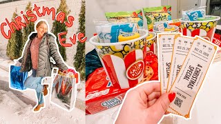 I Put Together the BEST Christmas Movie Night Experience! wrap & open gifts with me | vlogmas day 24