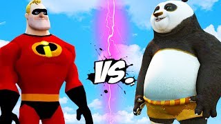 KUNG FU PANDA VS THE INCREDIBLES - Mr. Incredible vs Po
