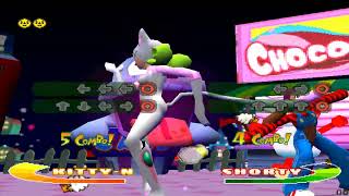 Bust-A-Groove (PS1): Kitty-N gameplay - HARD