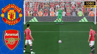 MANCHESTER UNITED vs ARSENAL Premier League [Penalty shootout]