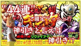 【キン肉マンマッスルショット】人気超人大盛り！フェスガチャ44連で確定演出ラッシュ！神引き⁉︎