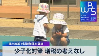 少子化対策 増税の考えなし　歳出改革で財源確保を強調【WBS】（2023年5月22日）