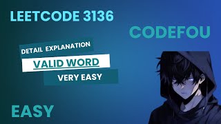 Leetcode 3136 | Valid Word | Java & C++