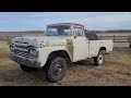 Exploring a Classic 1960 Ford F250 4x4 with 402 Big Block - Restoration Potential Unveiled!