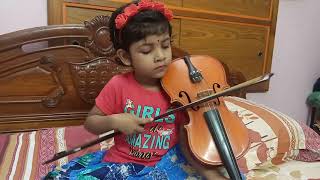 আয় তবে সহচরি#instrumental #rabindrasangeet #bengali #violin #home #school #binodini