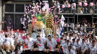 博多祇園山笠2017追い山ならし二番山笠西流