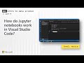 How do Jupyter notebooks work in Visual Studio Code? (9 of 28)