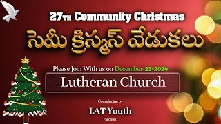 L.A.T YOUTH LEAGUE PARCHUR. 27th SEMI CHRISTMAS CELEBRATIONS.